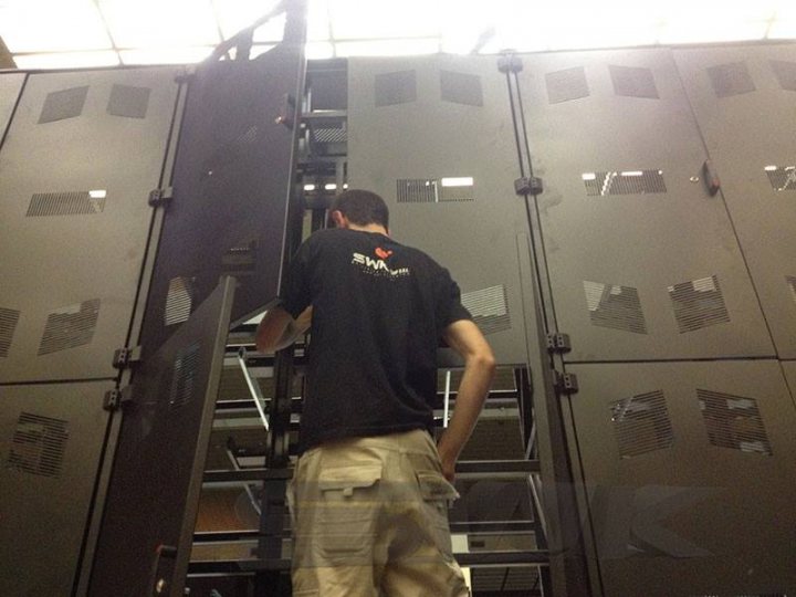 Video Wall 4x4 fabricado para AFIP casa central